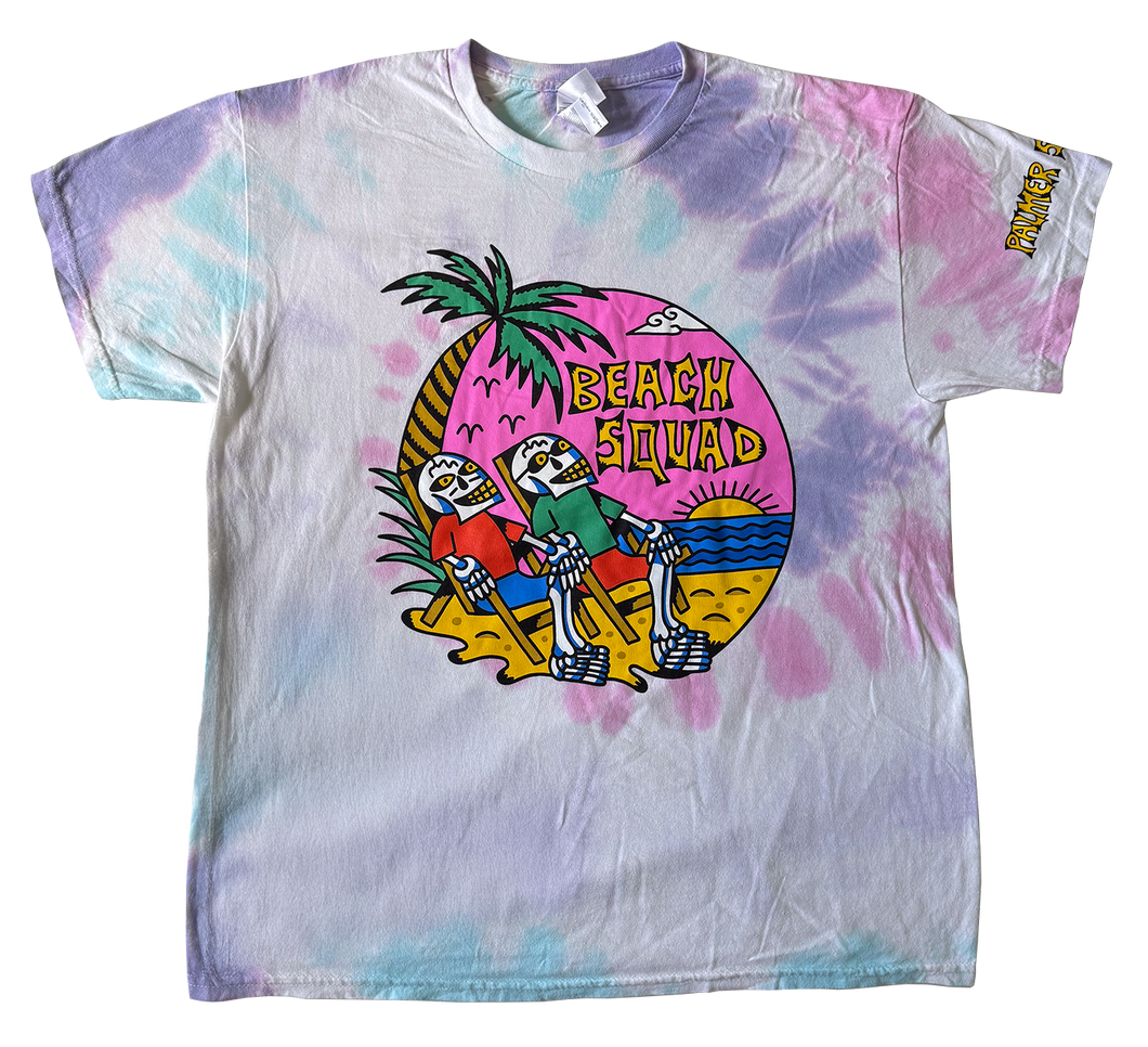 BEACH SQUAD TIE DYE SHIRT